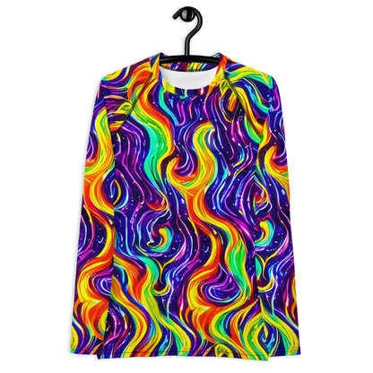 Women's Rash Guard - Galactic Flames