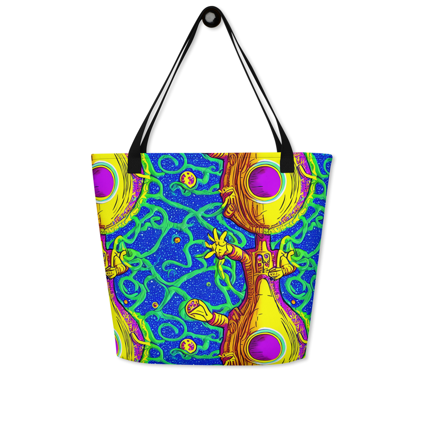 Large Tote Bag w/ Pocket - Sprawling Spectacle