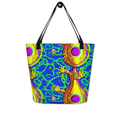 Large Tote Bag w/ Pocket - Sprawling Spectacle