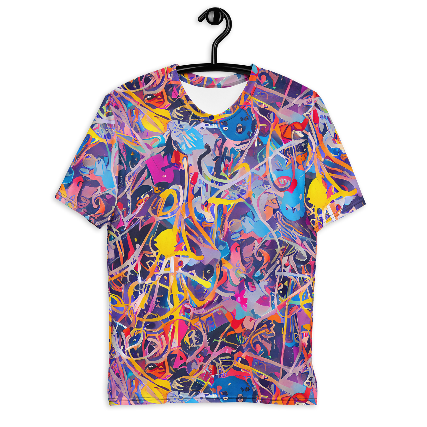 Men's Crew Neck T-Shirt - Vibrant Fusion