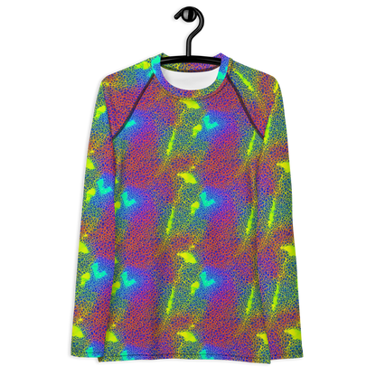Women's Rash Guard - Prismatic Web