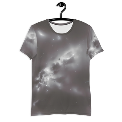 Men's Athletic T-Shirt - Silver Nebula