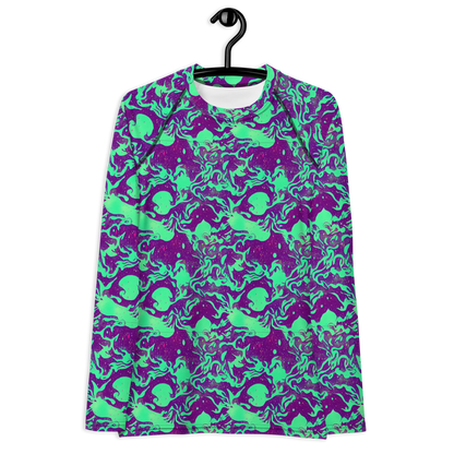 Women's Rash Guard - Alien Ripples