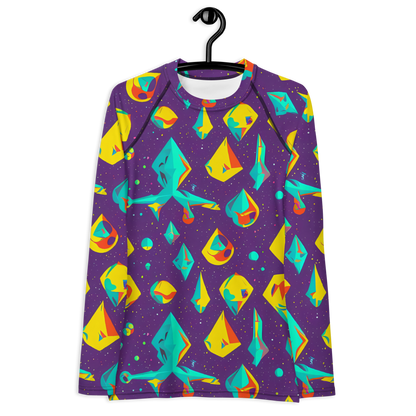 Women's Rash Guard - Cascading Prism