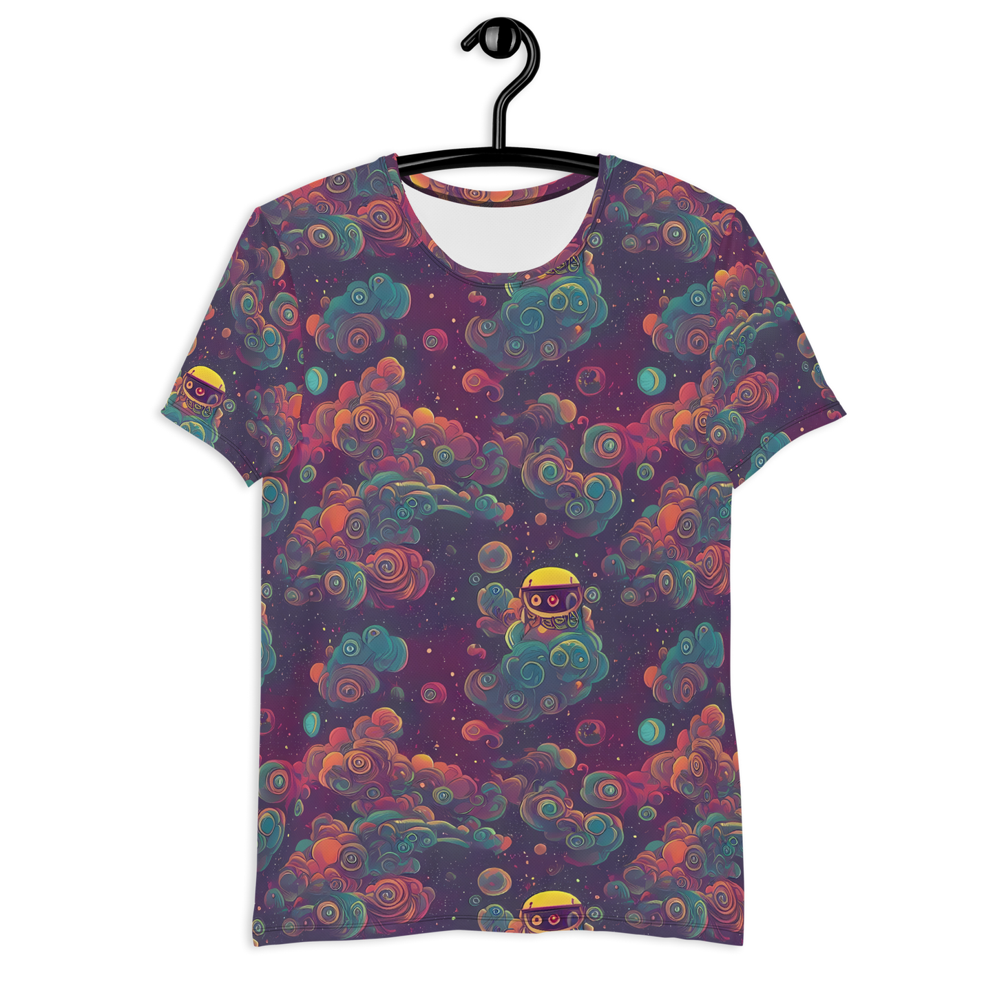 Men's Athletic T-Shirt - Nebula Dreamscape