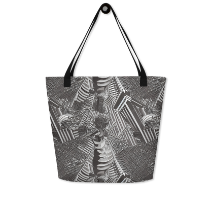 Large Tote Bag w/ Pocket - Piranesi's Web