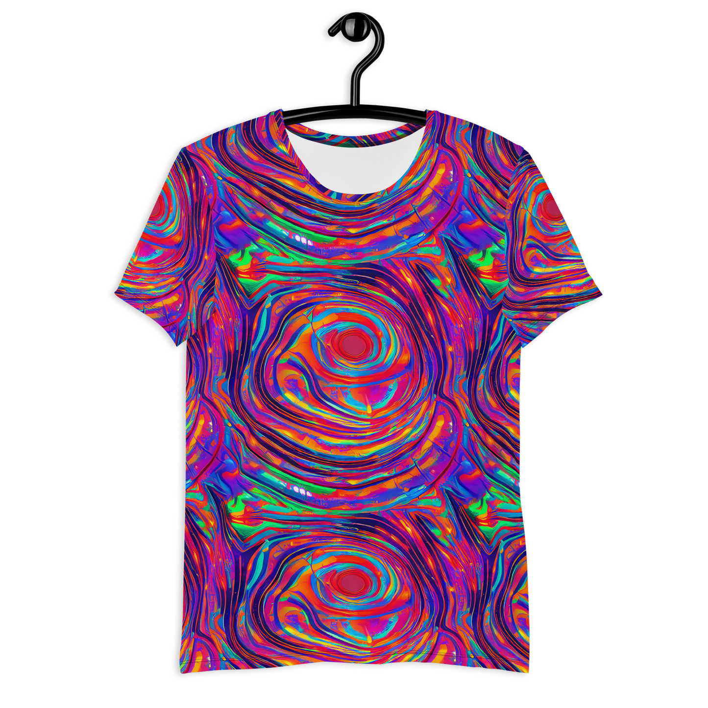 Men's Athletic T-Shirt - Quantum Spiral