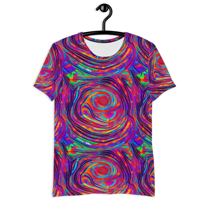 Men's Athletic T-Shirt - Quantum Spiral