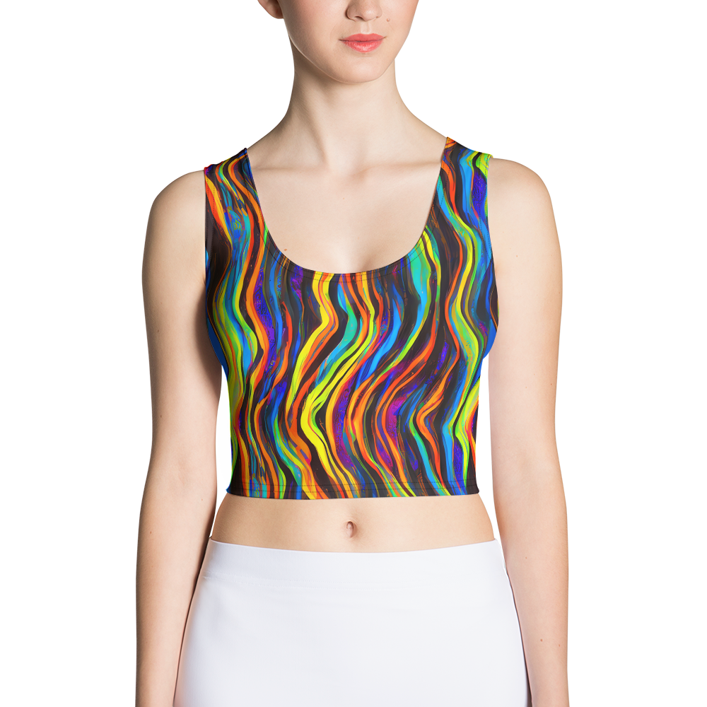 Crop Top - Celestial Waves