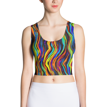 Crop Top - Celestial Waves