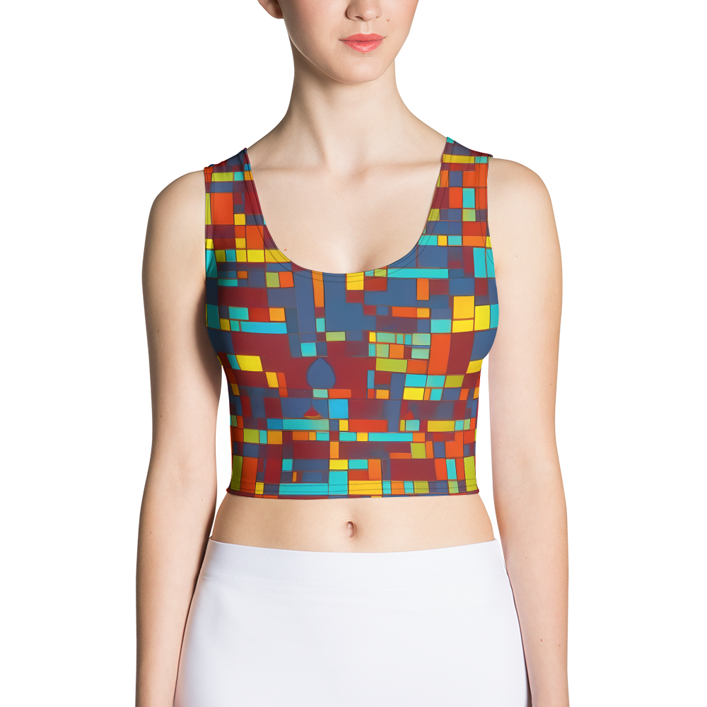 Crop Top - Astral Grid