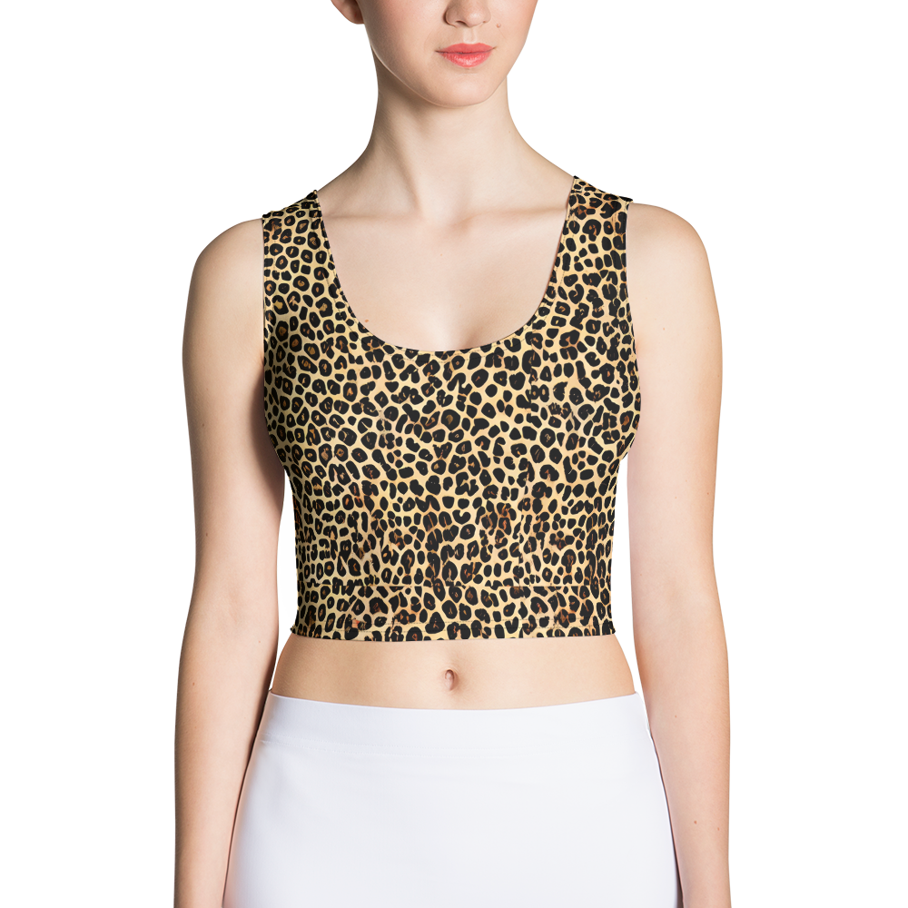 Crop Top - Cheetah Mosaic