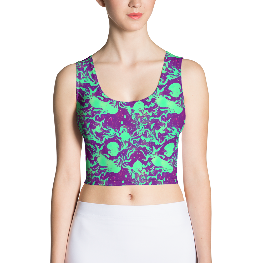 Crop Top - Alien Ripples