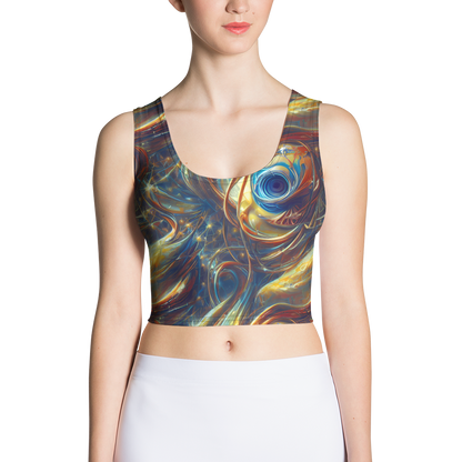 Crop Top - Celestial Vortex