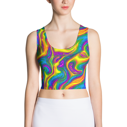 Crop Top - Electric Aurora