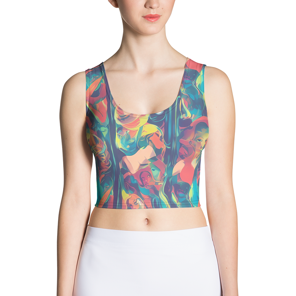 Crop Top - Neon Aurora