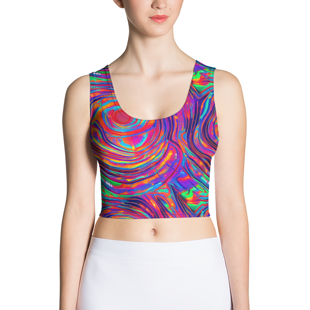 Crop Top - Quantum Spiral