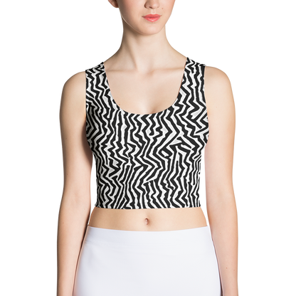 Crop Top - Static Swirl