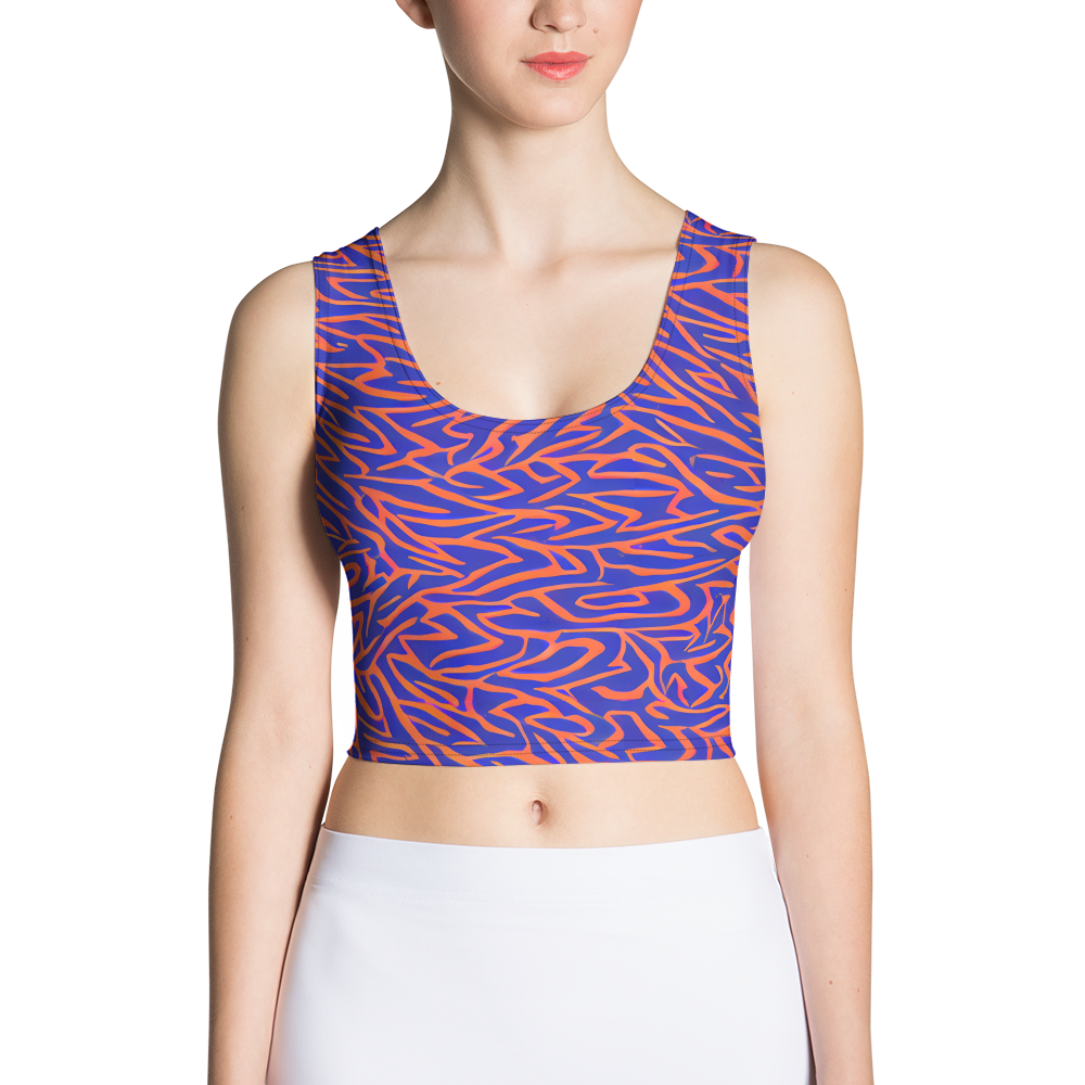 Crop Top - Sapphire Swirl