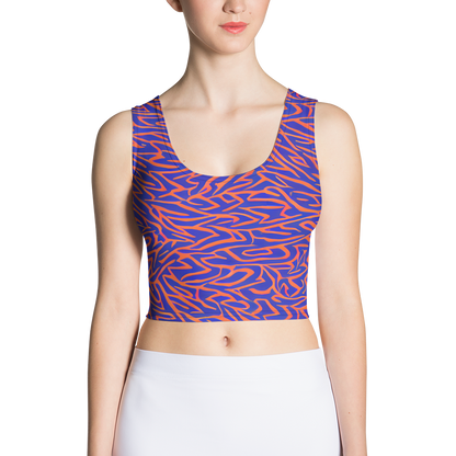 Crop Top - Sapphire Swirl