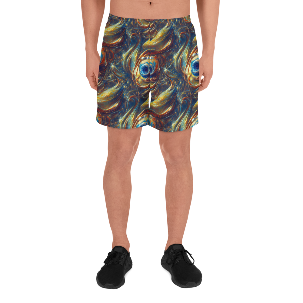 Men's Athletic Shorts - Celestial Vortex