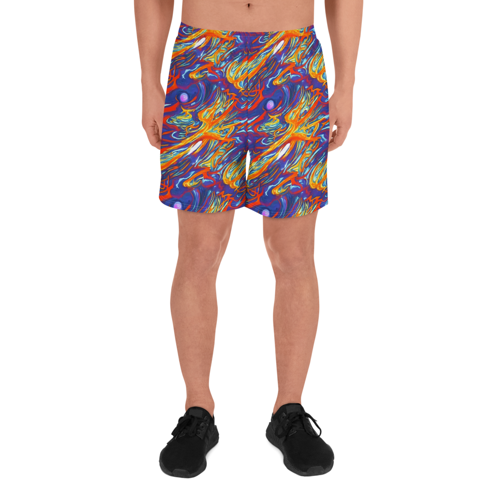 Men's Athletic Shorts - Galactic Ember