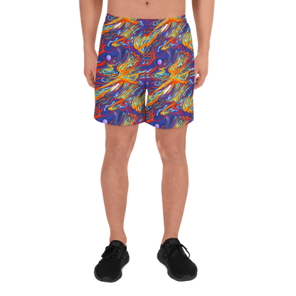 Men's Athletic Shorts - Galactic Ember
