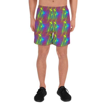 Men's Athletic Shorts - Prismatic Web