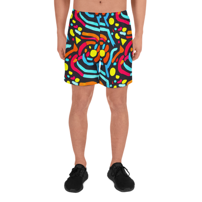 Men's Athletic Shorts - Midnight Stream