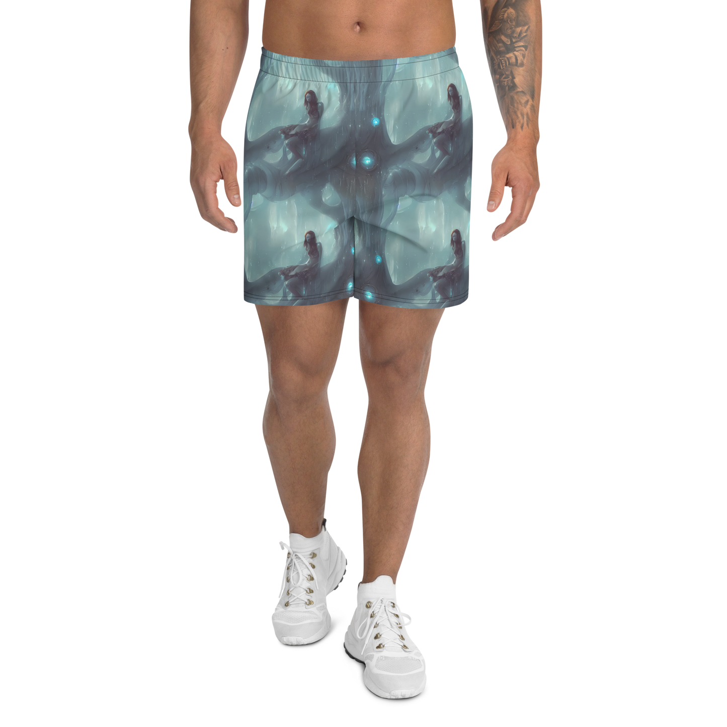 Men's Athletic Shorts - Liquid Serenity