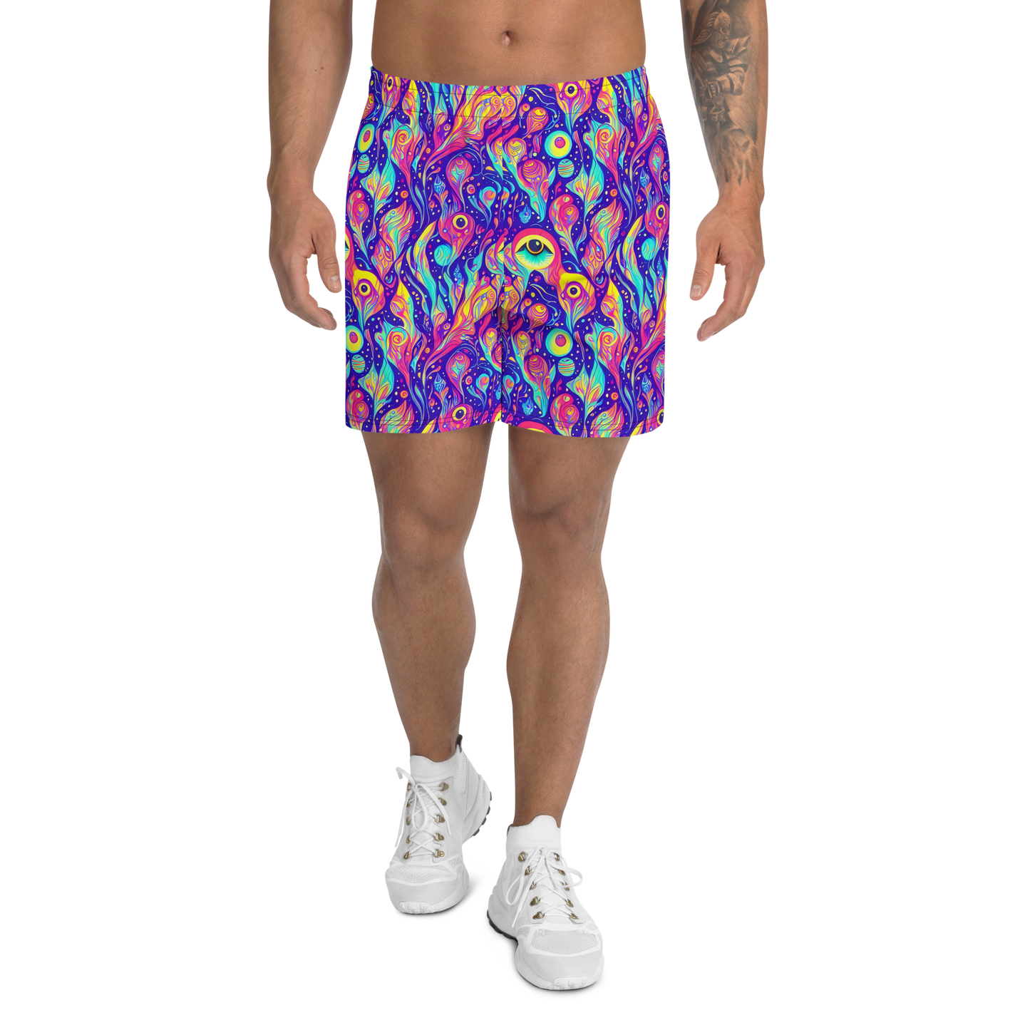 Men's Athletic Shorts - Mystic Petal Dance