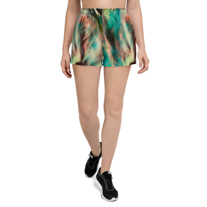Women’s Athletic Shorts - Enchanted Fusion