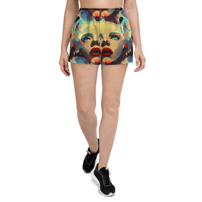 Women’s Athletic Shorts - Astral Reflections