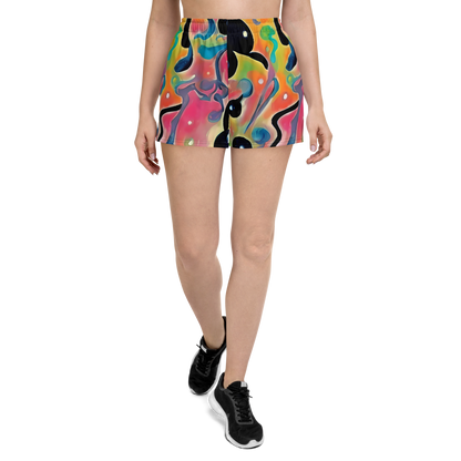 Women’s Athletic Shorts - Midday Mirage