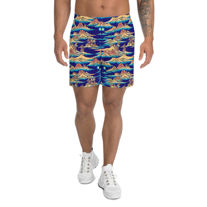 Men's Athletic Shorts - Mystical Mountain Mirage