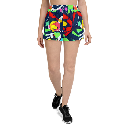 Women’s Athletic Shorts - Chagall's Dream