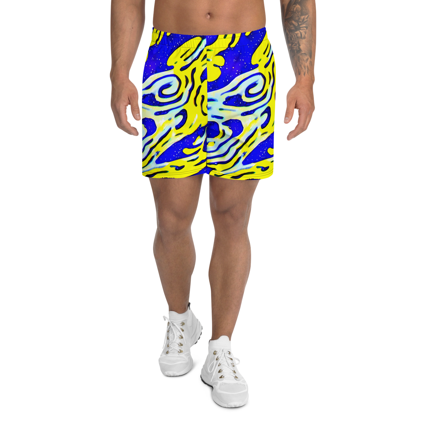 Men's Athletic Shorts - Electric Horizon