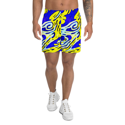 Men's Athletic Shorts - Electric Horizon