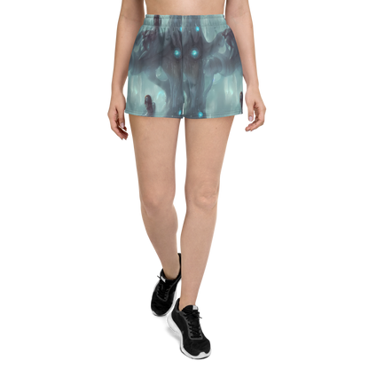 Women’s Athletic Shorts - Liquid Serenity