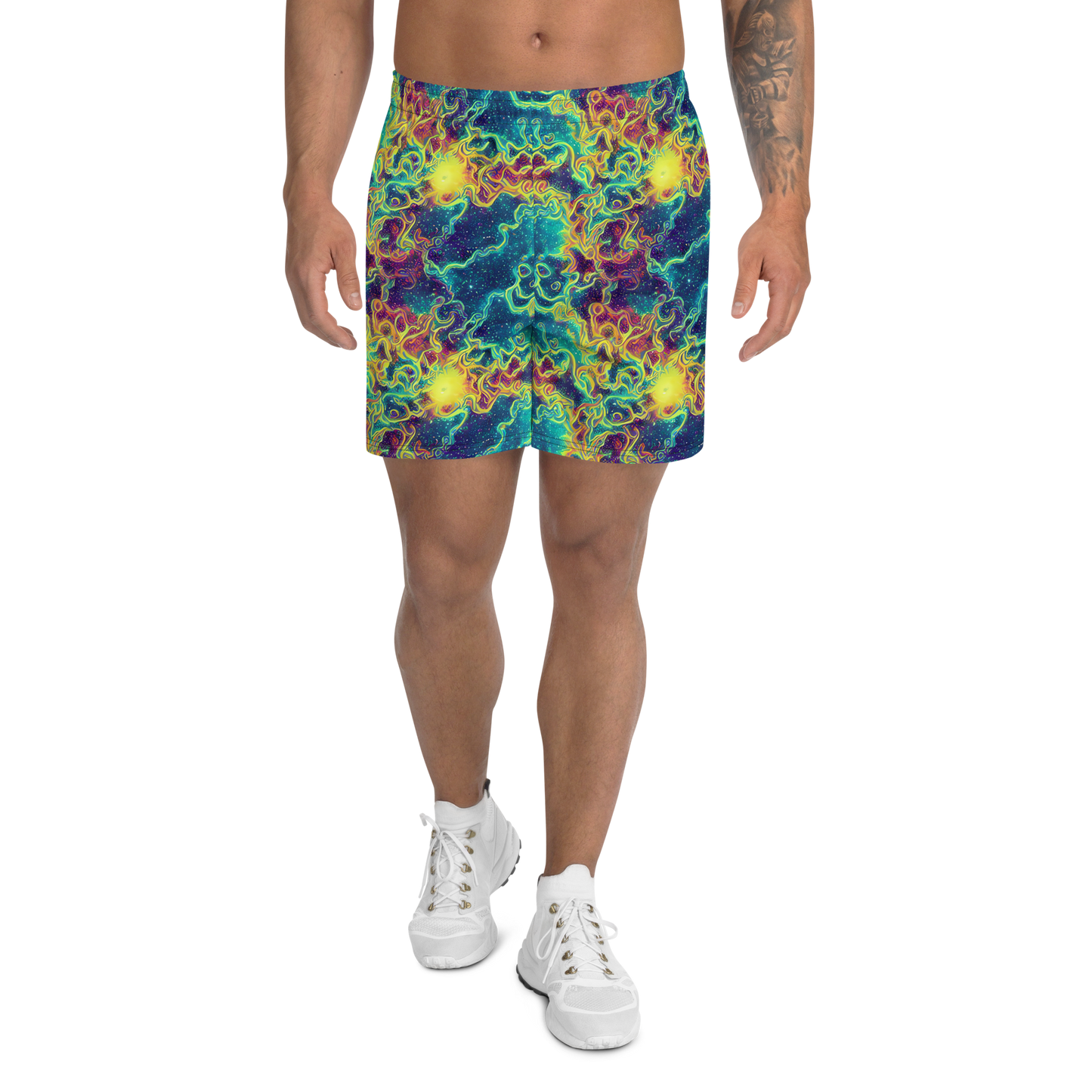 Men's Athletic Shorts - Echoed Pulses