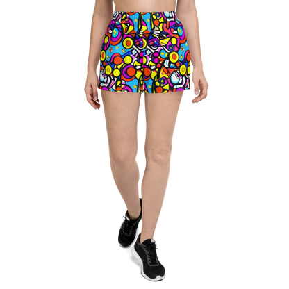 Women’s Athletic Shorts - Eclectic Fantasy