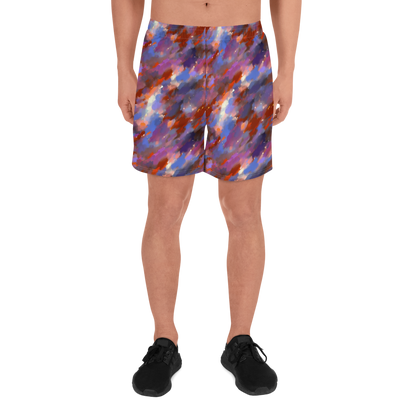 Men's Athletic Shorts - Celestial Brushstroke