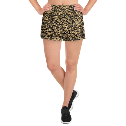 Women’s Athletic Shorts - Cheetah Mosaic