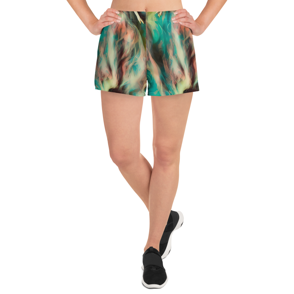Women’s Athletic Shorts - Enchanted Fusion