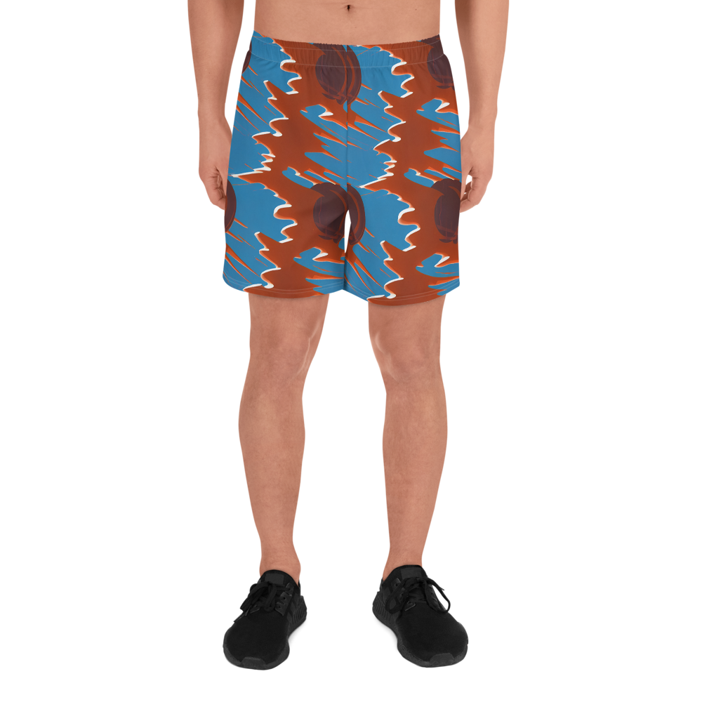 Men's Athletic Shorts - Desert Vortex