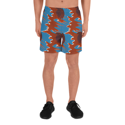 Men's Athletic Shorts - Desert Vortex