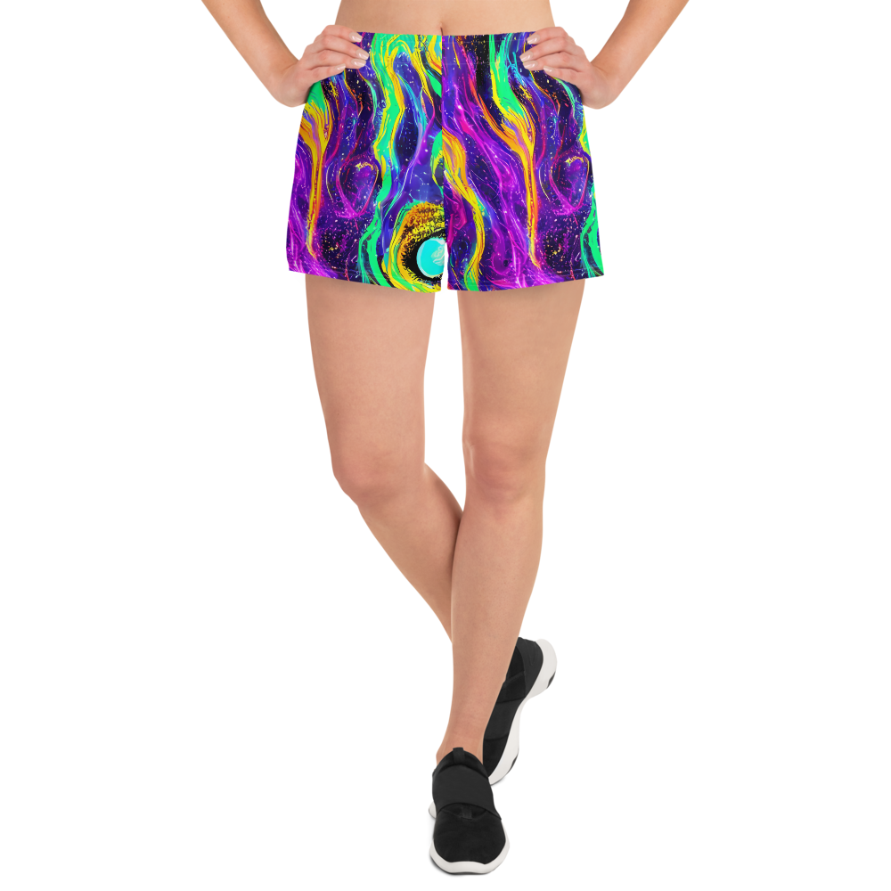 Women’s Athletic Shorts - Jackson Swirl