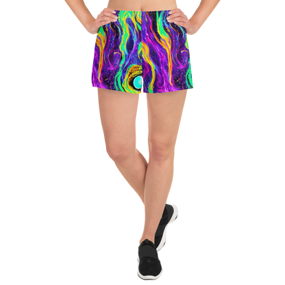 Women’s Athletic Shorts - Jackson Swirl