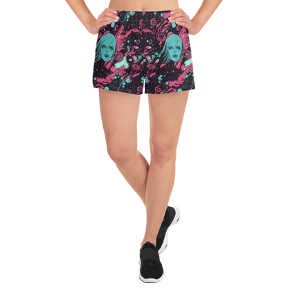 Women’s Athletic Shorts - Spectral Dreamer