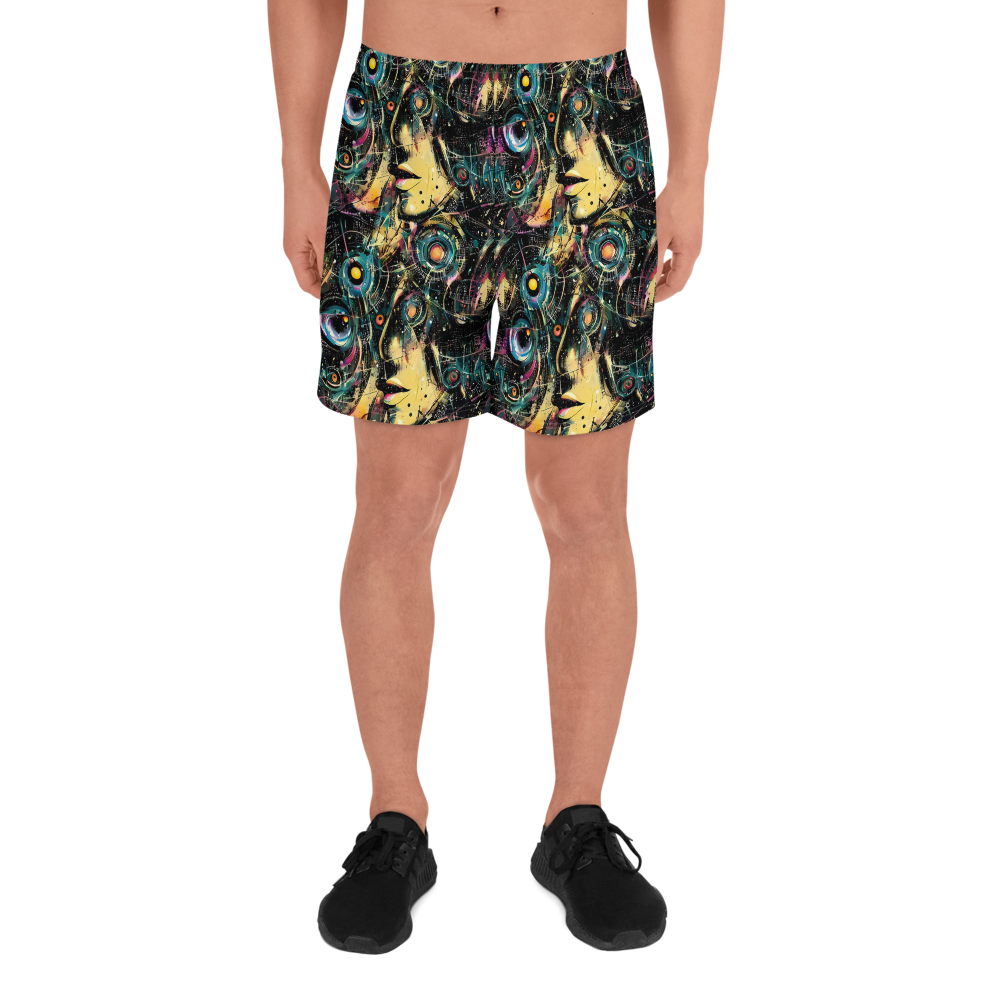 Men's Athletic Shorts - Celestial Echoes